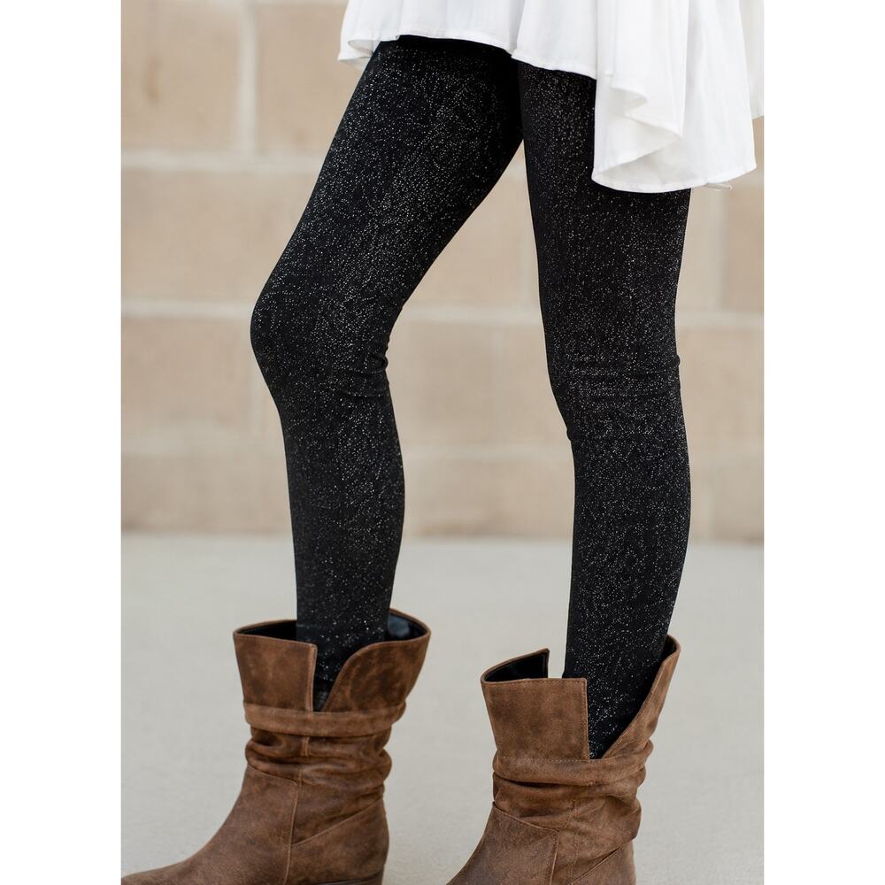 Joyfolie Mia Joy Naiya Girls Shimmery Sparkle Leggings